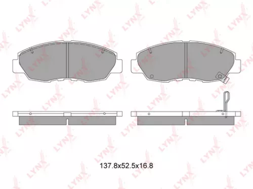 LYNXAUTO Disc brake pads, front (BD-3410)