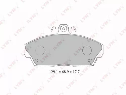 LYNXAUTO Disc brake pads, front (BD-3426)