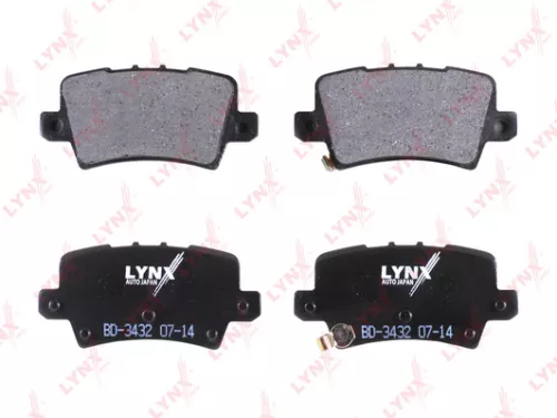 LYNXAUTO Disc brake pads, rear (BD-3432)