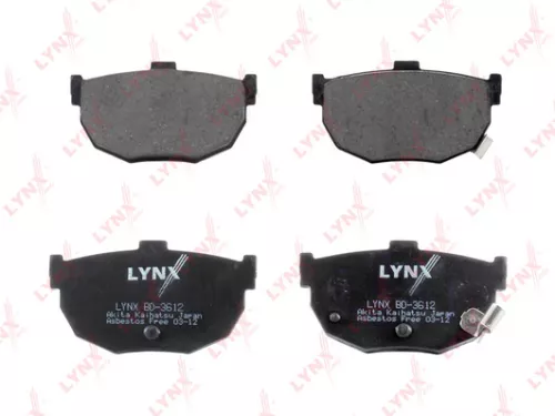 LYNXAUTO Disc brake pads, rear (BD-3612)