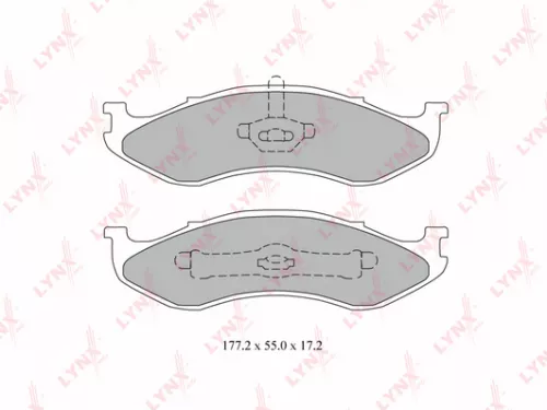 LYNXAUTO Disc brake pads (BD-4200)