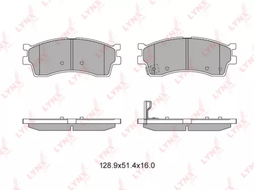 LYNXAUTO Disc brake pads, front (BD-4403)