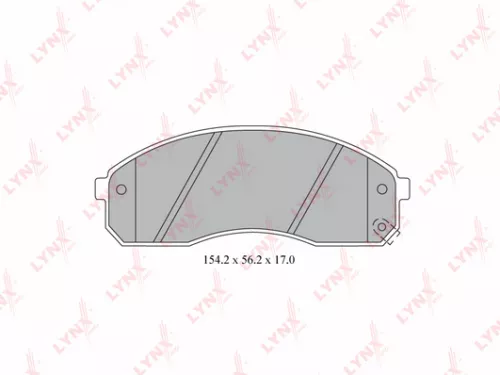 LYNXAUTO Disc brake pads, front (BD-4406)