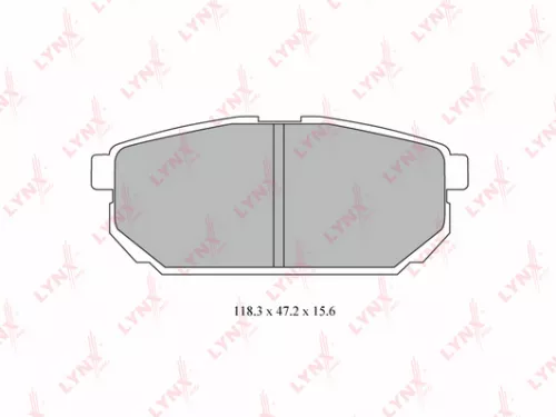 LYNXAUTO Disc brake pads, rear (BD-4413)