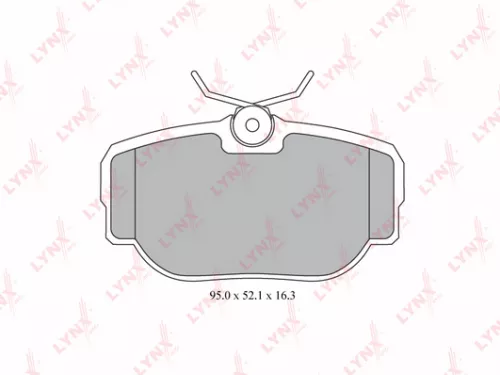 LYNXAUTO Disc brake pads, rear (BD-5008)
