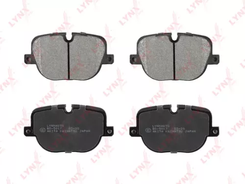 Disc brake pads, rear