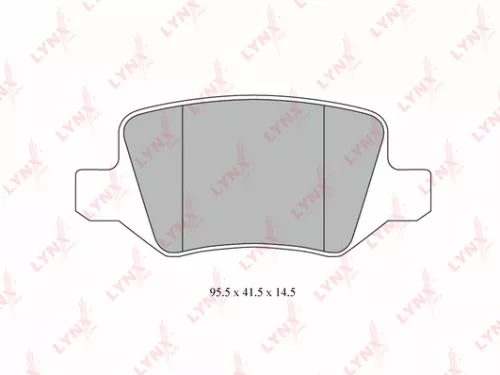 LYNXAUTO Disc brake pads, rear (BD-5310)