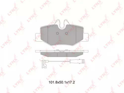 LYNXAUTO Disc brake pads, rear (BD-5353)
