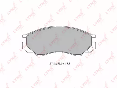 LYNXAUTO Disc brake pads, front (BD-5520)