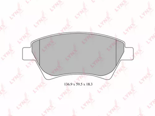 LYNXAUTO Disc brake pads, front (BD-6314)