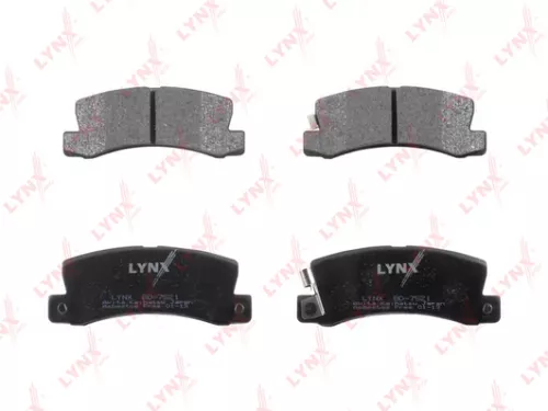 LYNXAUTO Disc brake pads, rear (BD-7521)