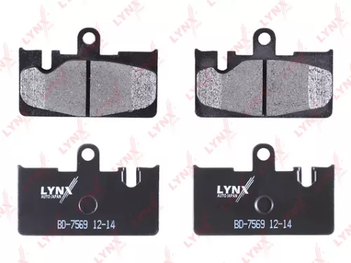 LYNXAUTO Disc brake pads, rear (BD-7569)