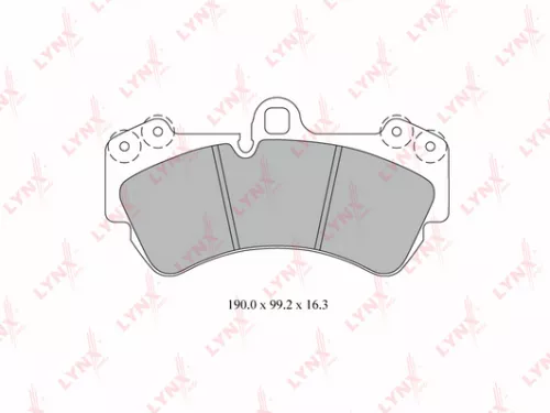 Disc brake pads, front