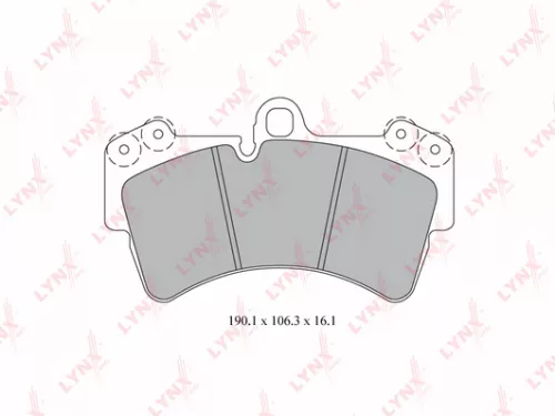 Disc brake pads, front