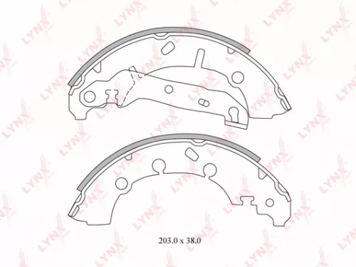 LYNXAUTO Brake shoes (BS-3001)