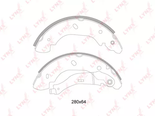 LYNXAUTO Brake shoes (BS-3006)