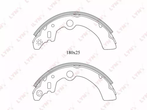 LYNXAUTO Brake shoes (BS-5101)