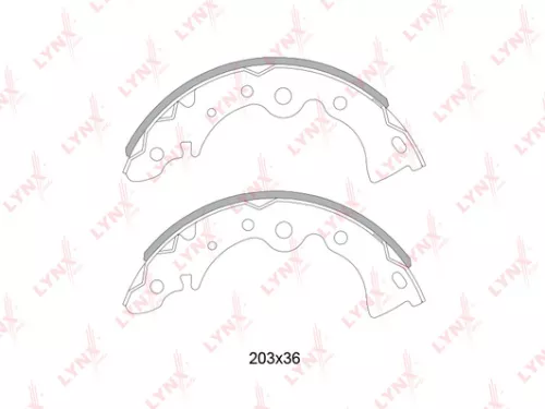 LYNXAUTO Brake shoes (BS-5716)
