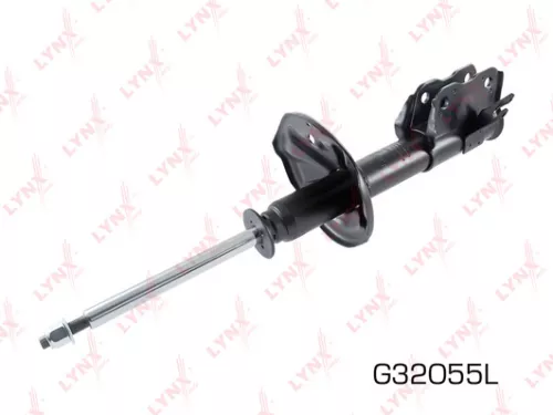 Shock absorber strut gas, left, front