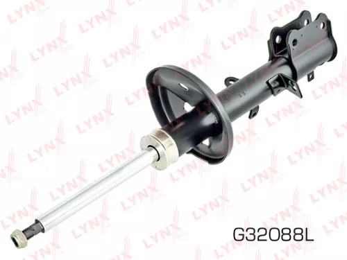 Shock absorber strut gas, left, rear