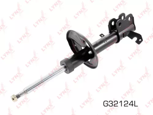 Shock absorber strut gas, left, front