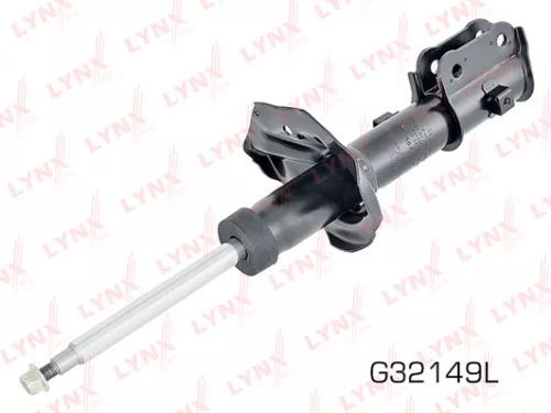 Shock absorber strut gas, left, front