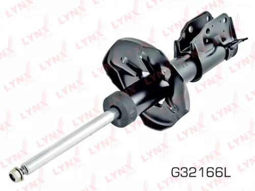 Shock absorber strut gas, left, front