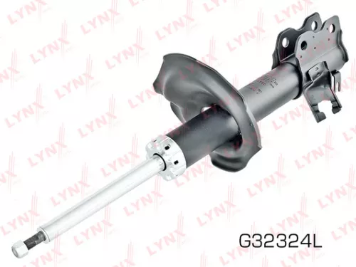 Shock absorber strut gas, left, front