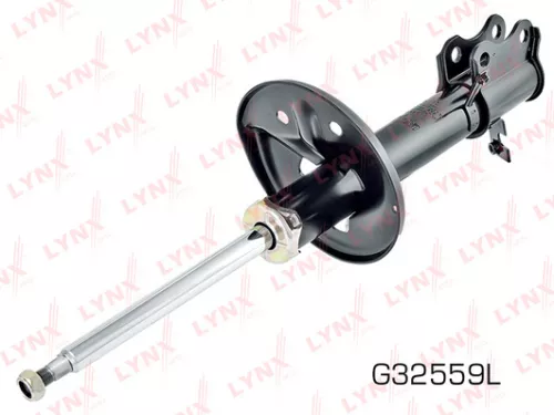 Shock absorber strut gas, left, rear