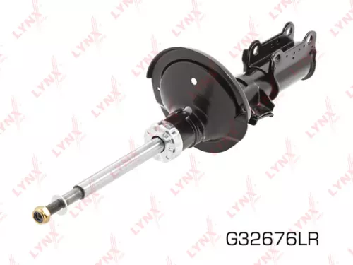LYNXAUTO Shock absorber strut, gas, front (G32676LR)