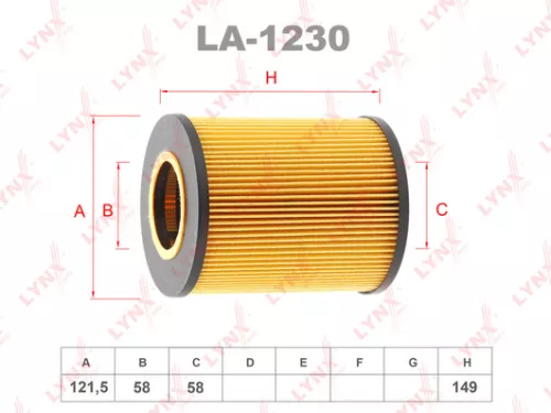 LYNXAUTO Air filter (LA-1230)