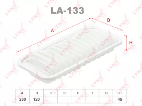 LYNXAUTO Air filter (LA-133)