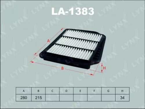 LYNXAUTO Air filter (LA-1383)