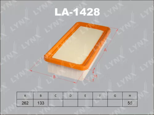 LYNXAUTO Air filter (LA-1428)