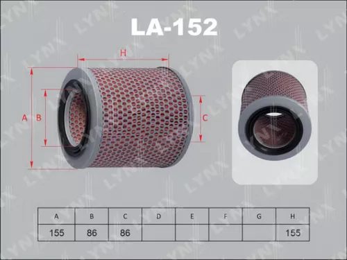 LYNXAUTO Air filter (LA-152)
