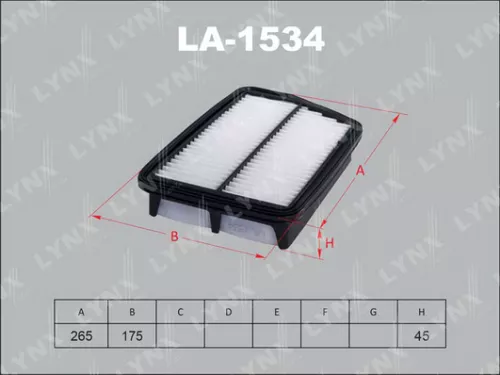 LYNXAUTO Air filter (LA-1534)