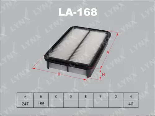 LYNXAUTO Air filter (LA-168)