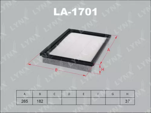 LYNXAUTO Air filter (LA-1701)