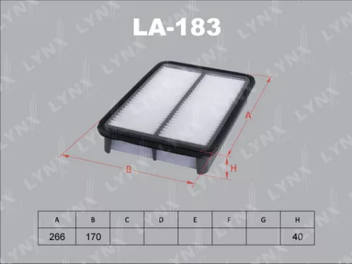 LYNXAUTO Air filter (LA-183)