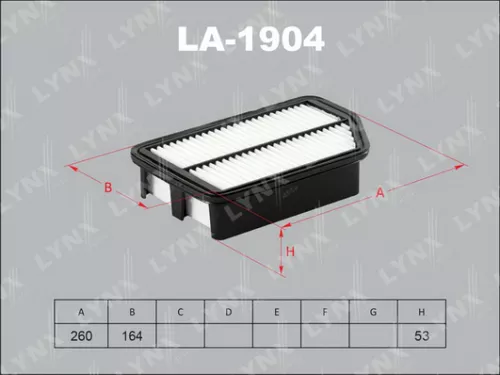 LYNXAUTO Air filter (LA-1904)
