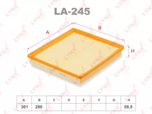 LYNXAUTO Air filter (LA-245)