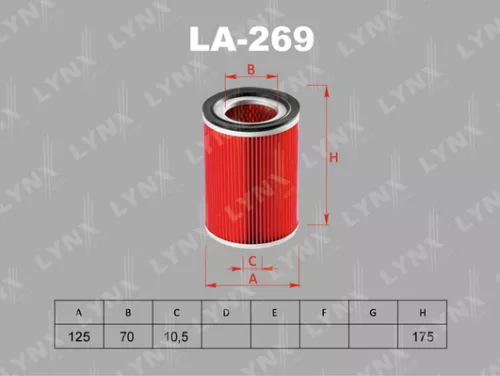 LYNXAUTO Air filter (LA-269)