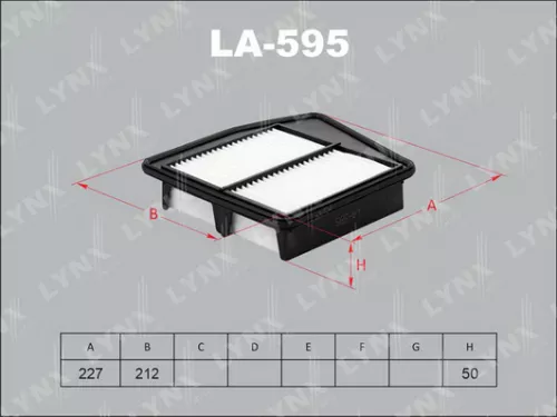 LYNXAUTO Air filter (LA-595)