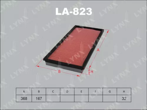 LYNXAUTO Air filter (LA-823)