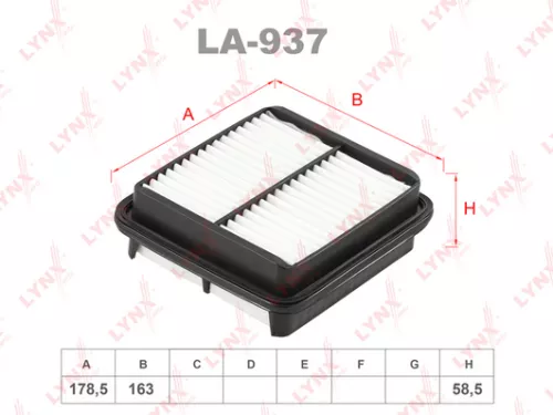 LYNXAUTO Air filter (LA-937)