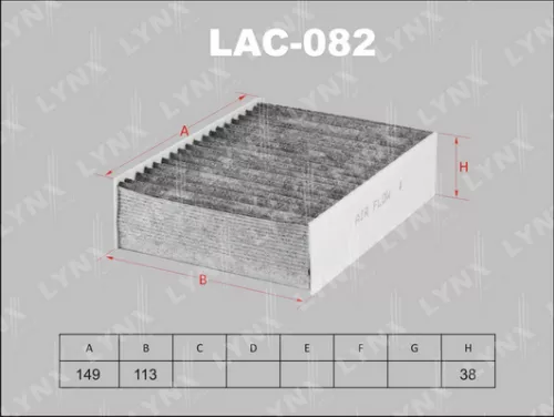 LYNXAUTO Cabin filter (LAC-082)