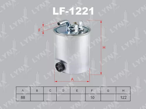 LYNXAUTO Fuel filter (LF-1221)