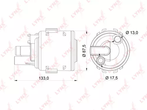 LYNXAUTO Fuel filter, in-tank (LF-246M)