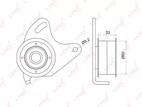 Tension pulley, timing belt
