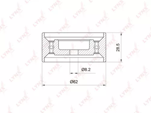 Tension pulley, timing belt